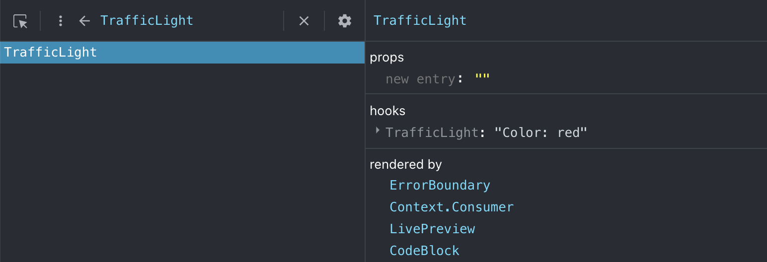 Debug custom hooks in Devtools